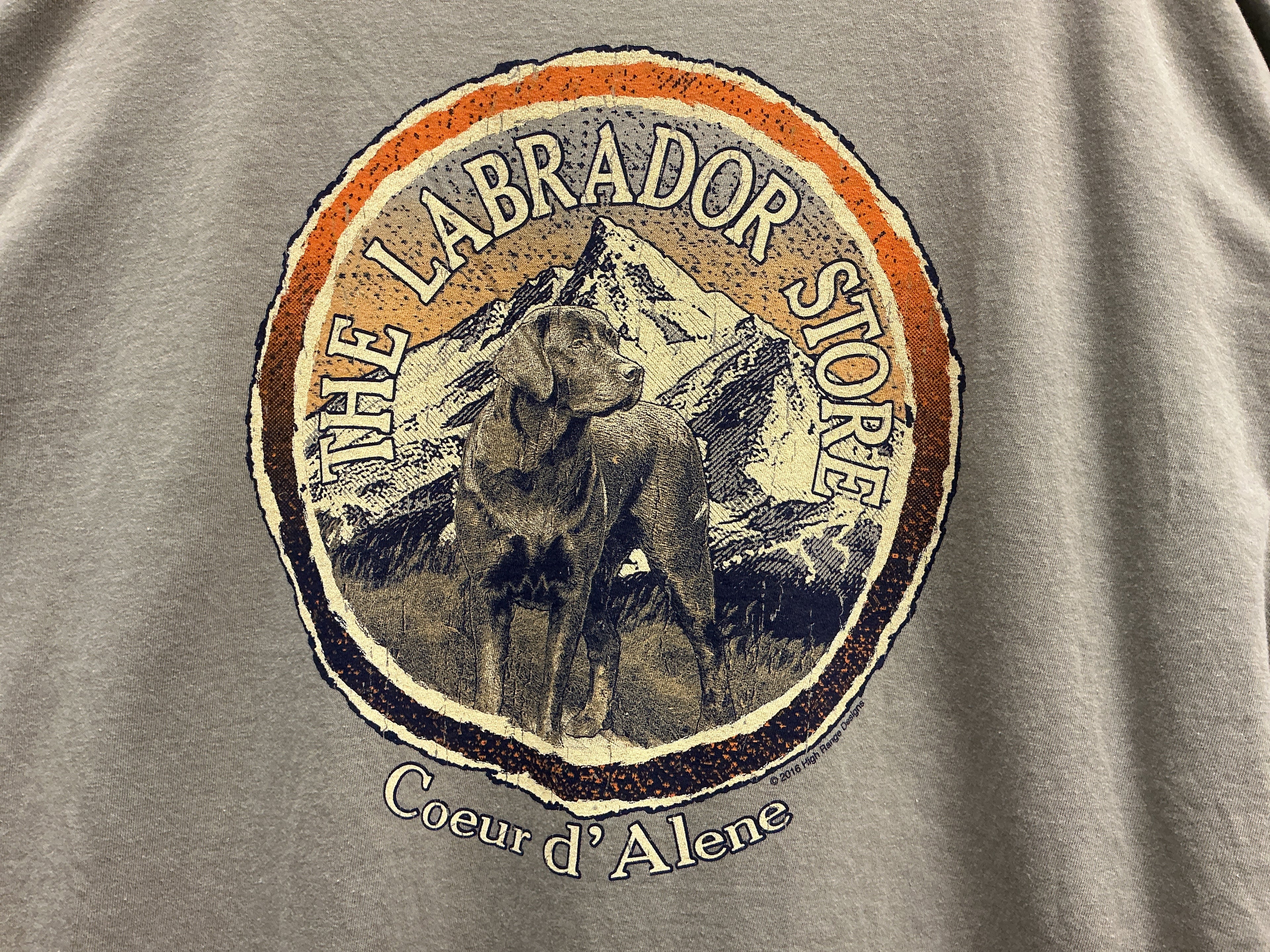 Mountain Snow Black Lab Long Sleeve Shirt